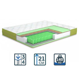 Матрац Azure / Азур, Довжина: 190см, Ширина: 140см