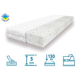 Матрас-топпер Юнайтед 5 см, Высота матраса: 5 см, Длина: 190см, Ширина: 70см