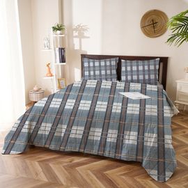 Комплект для сна Сладкие Мечты Клетка, Цвет комплекта: Клетка , Размер: 1 спальный , Размер наволочки: 50*70