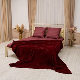 Комплект для спальни Теплый Шепот, Цвет: Бордовый , Размер: Евро 