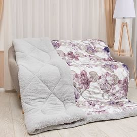 Одеяло Зимний вальс Цветы, Цвет: Цветы , Размер: 1 спальное 