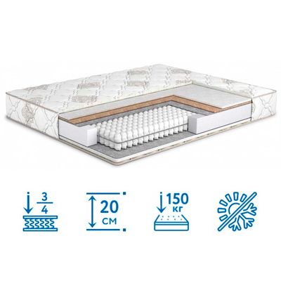 Матрас Cappuccino Soft Plus / Капучино Софт Плюс, Длина: 190см, Ширина: 70см