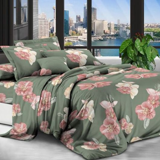 Комплект постельного белья Мирабелла Флора, Цвет комплекта: Флора, Размер: 2 спальный, Размер наволочки: 50*70
