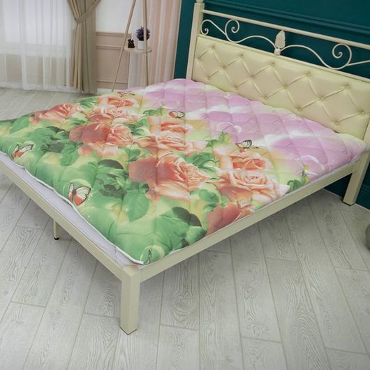 Матрац-перина Дрім Лайт, леопард  (синтепон та бавовна), Колір: Леопард (синтепон+бавовна), Висота матраца: 5 см, Довжина: 190см, Ширина: 60см, изображение 3