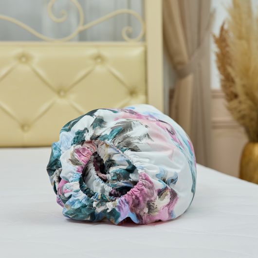 Простирадла на резiнцi Мелодія, квіти, Колір: Квіти, Довжина: 200см, Ширина: 180см, изображение 12