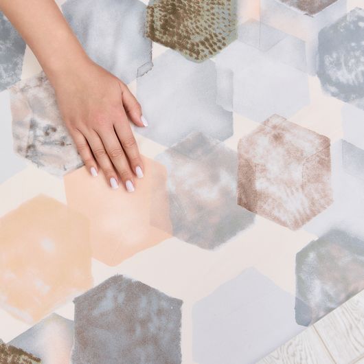 Простирадла на резiнцi Мелодія, геометрія, Колір: Геометрія, Довжина: 200см, Ширина: 90см, изображение 10