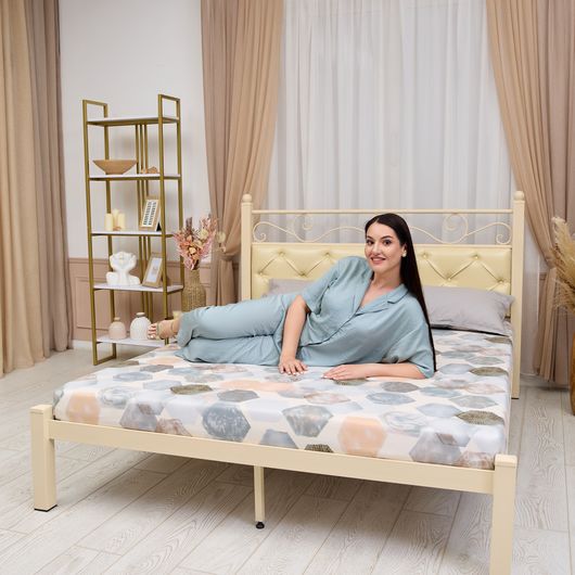 Простирадла на резiнцi Мелодія, геометрія, Колір: Геометрія, Довжина: 200см, Ширина: 180см, изображение 11