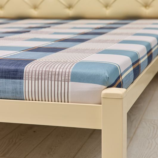 Простирадла на резiнцi Мелодія, клітина, Колір:  Клітина, Довжина: 200см, Ширина: 160см, изображение 3