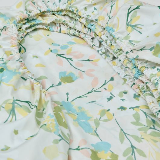 Простирадла на резiнцi Мелодія, квіти, Колір: Квіти, Довжина: 200см, Ширина: 200см, изображение 9